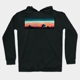 Mars scenery Hoodie